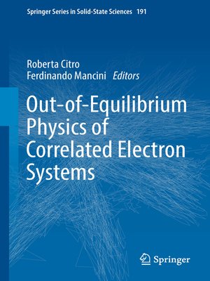 cover image of Out-of-Equilibrium Physics of Correlated Electron Systems